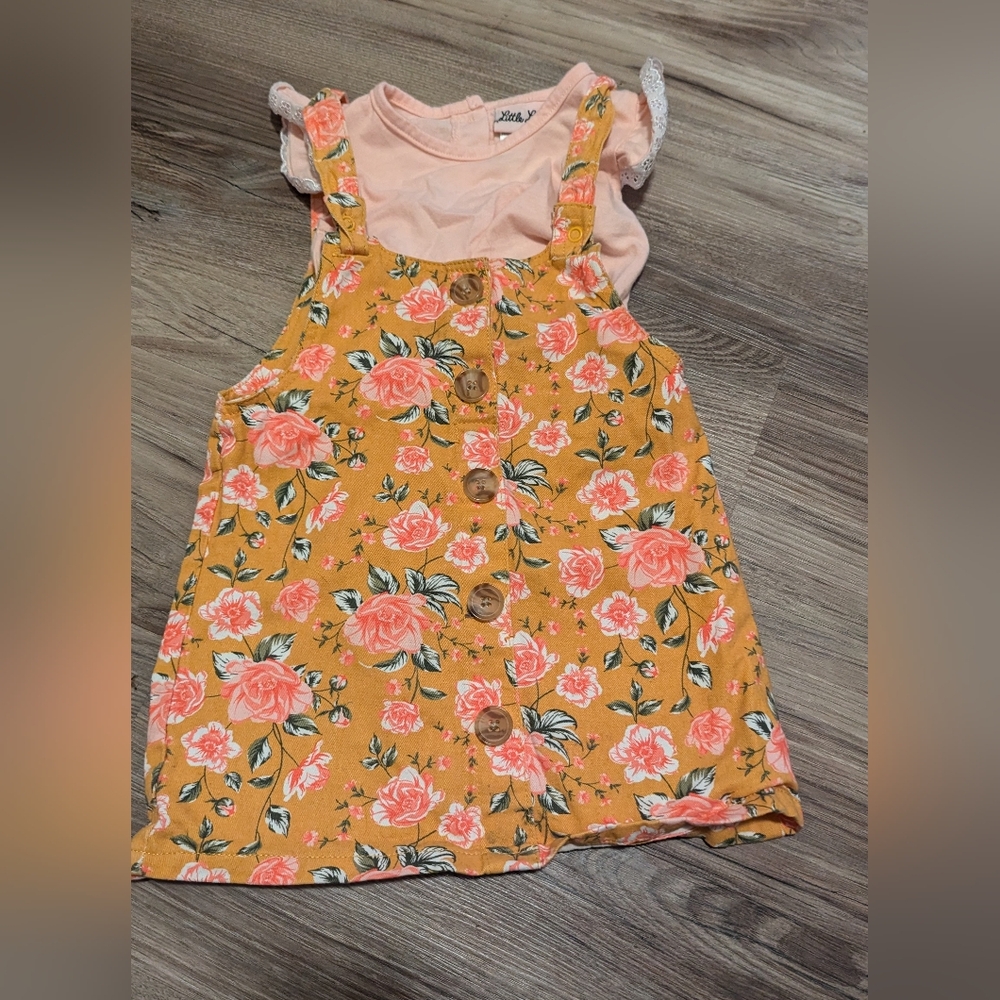 Girls overall dress